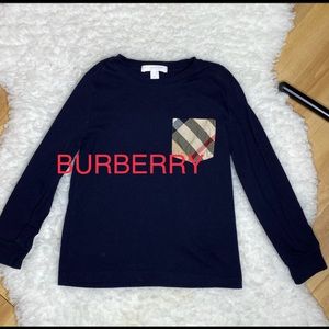 Boys Burberry long sleeve tshirt size 6Y